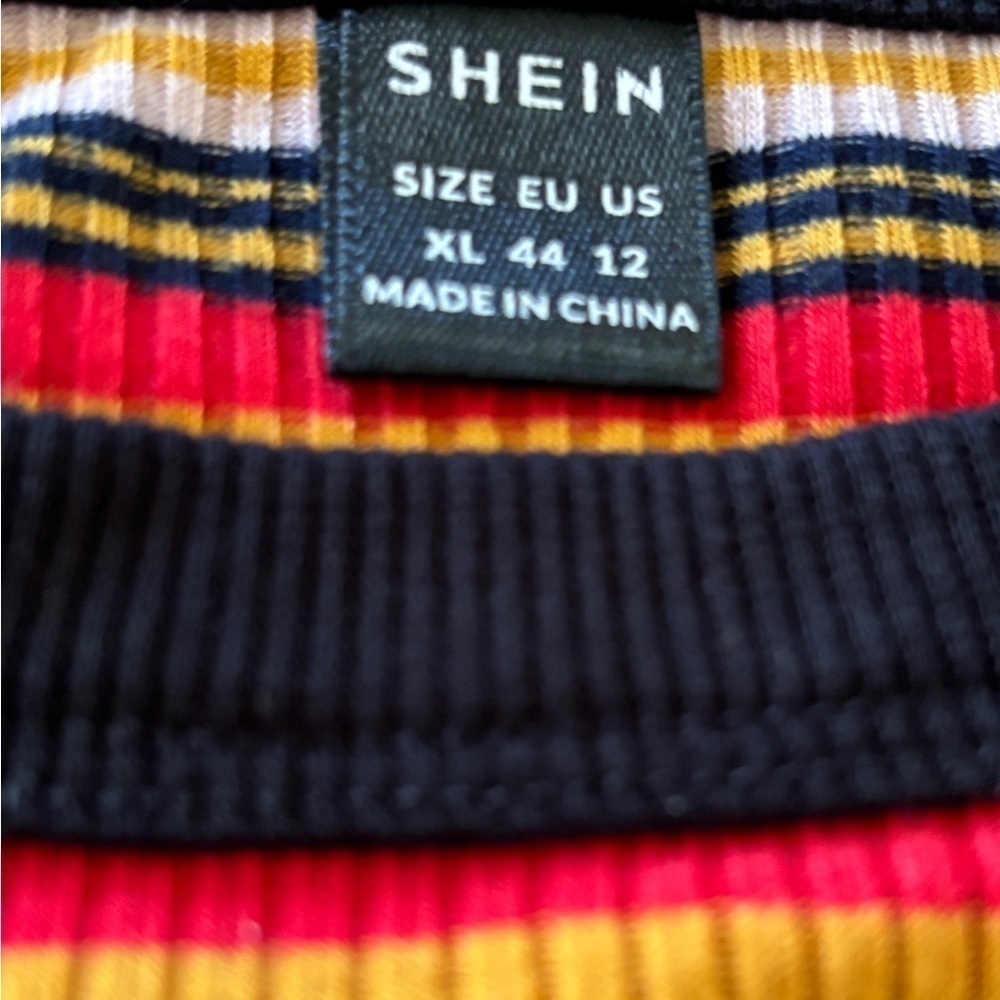 SHEIN Multi Color Ribbed Tank Top - Picture 3 of 4